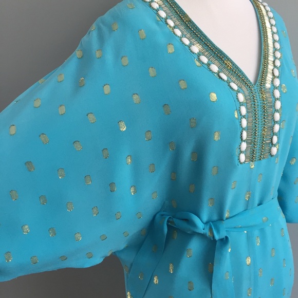 Lilly Pulitzer Wilda caftan pop the bubbly - Picture 3 of 7